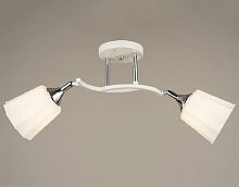 Люстра потолочная двухрожковая Мелодия Света Е27 220В Белая картинка 